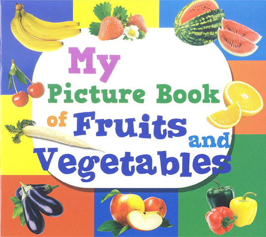 Learning is Fun. 2-IN-1 PUZZLES AND PICTURE BOOK - FRUITS & VEGETABLES