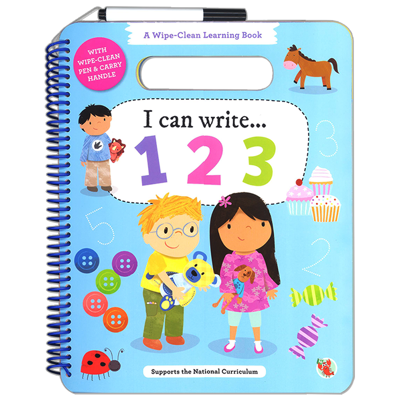 Learning is Fun. A WIPE-CLEAN LEARNING BOOK-I CAN WRITE 123