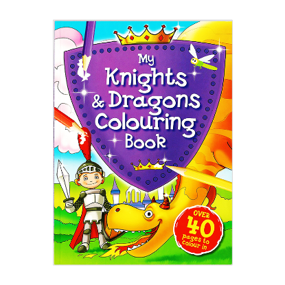 Picture of AWESOME COLORING - KNIGHTS & DRAGONS