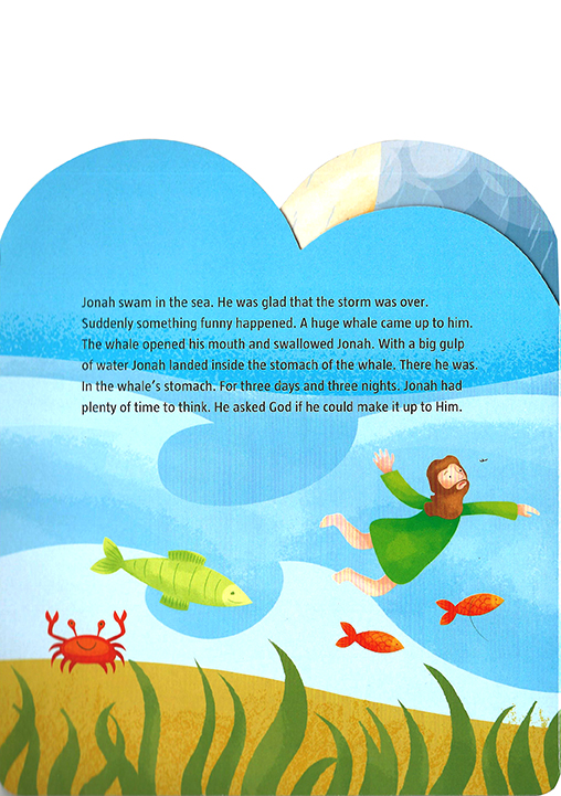 Learning is Fun. BIBLE STORY PICTURE BOOK-JONAH AND THE WHALE