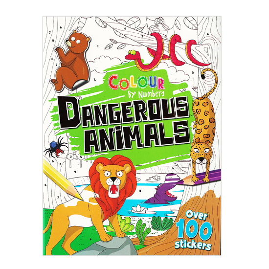 Picture of COLOR BY NUMBERS - DANGEROUS ANIMALS