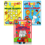 Picture of FUN WITH ACTIVITY SET OF 3 (BRAIN TEASERS, HOW TO DRAW, & COLOR BY NUMBER & LETTER)