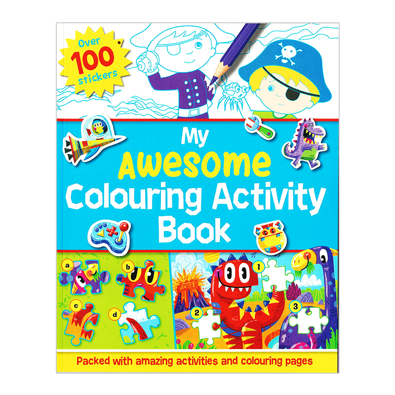 Learning is Fun. MY COLORING ACTIVITY BOOKAWESOME