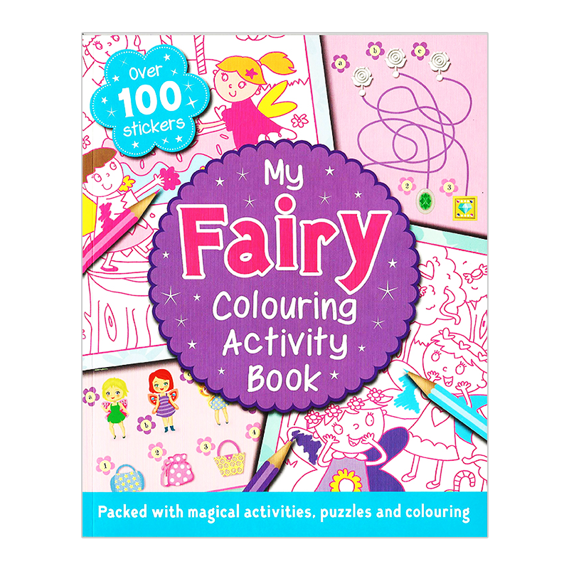 Learning is Fun. MY COLORING ACTIVITY BOOKFAIRY