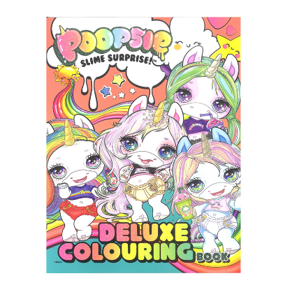 Picture of POOPSIE SLIME SURPRISE-DELUXE COLORING BOOK