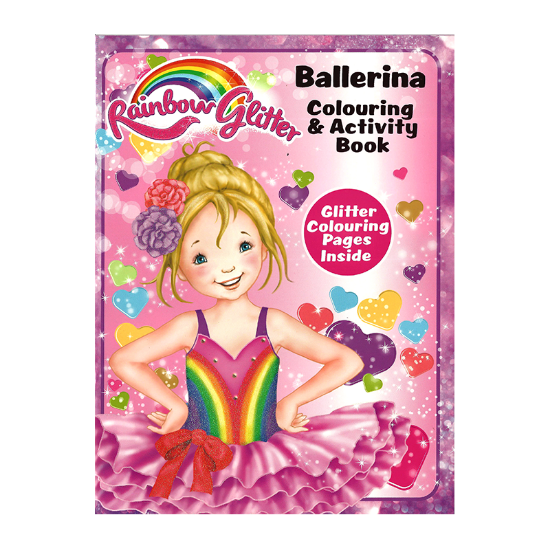 Picture of RAINBOW GLITTER COLORING & ACTIVITY BOOK-BALLERINA