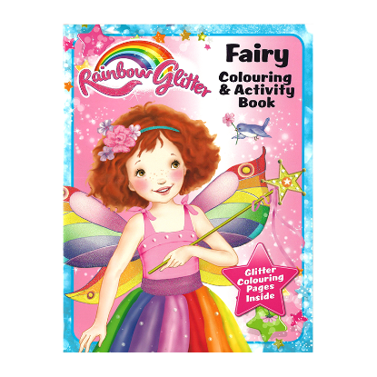 Picture of RAINBOW GLITTER COLORING & ACTIVITY BOOK-FAIRY