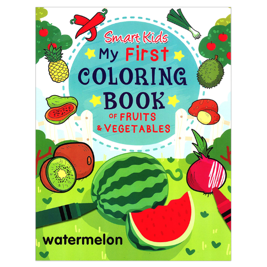 Picture of SMART KIDS MY FIRST COLORING BOOK OF FRUITS & VEGETABLES