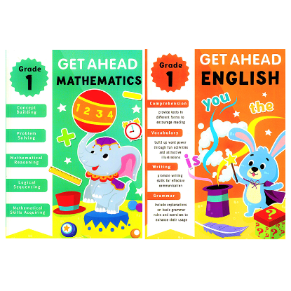 Picture of GET AHEAD GRADE 1-UPDATED SET OF 2 (ENGLISH & MATH)