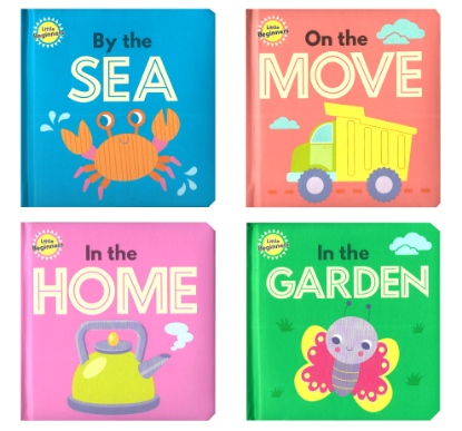 Picture of REG-LITTLE BEGINNERS MINI PADDED SET OF 4 (GARDEN, HOME, MOVE, & SEA)