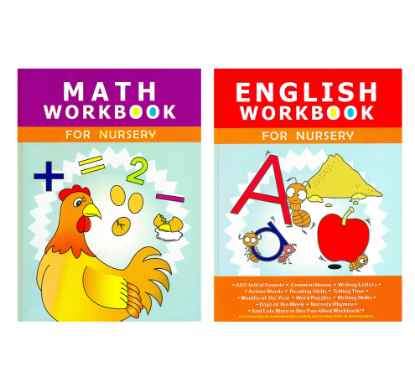 Picture of REG-MATH & ENGLISH WKBK FOR NURSERY-UPDATED SET OF 2
