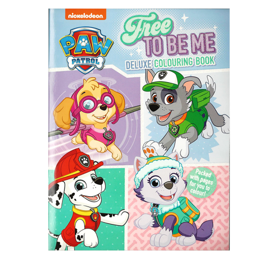 Picture of NICKELODEON PAW PATROL DELUXE COLORING BOOK-FREE TO BE ME