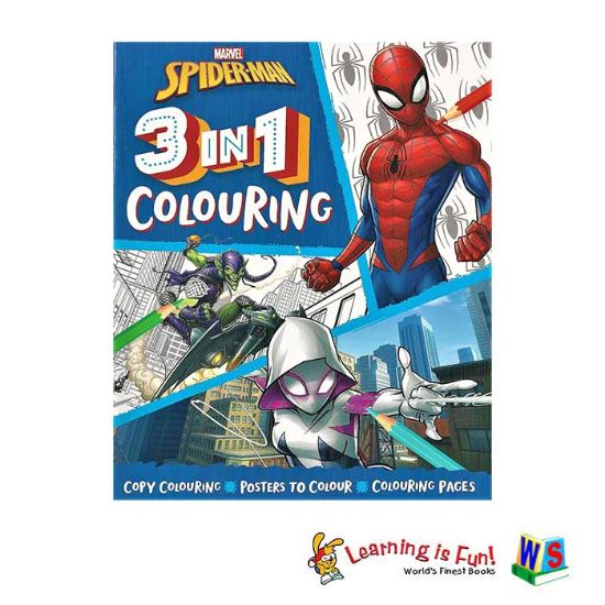 Picture of MARVEL 3IN1 COLORING-SPIDER-MAN