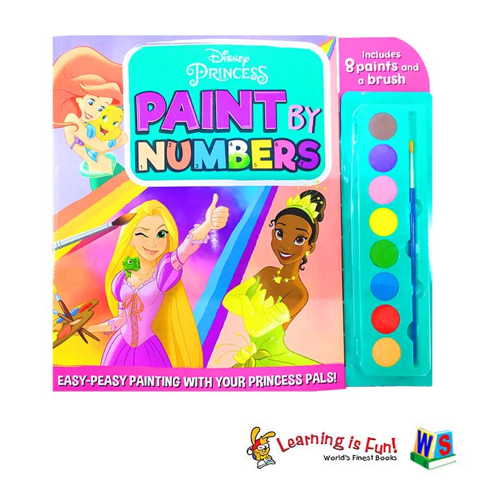 Learning is Fun. DISNEY PAINT BY NUMBERSPRINCESSES