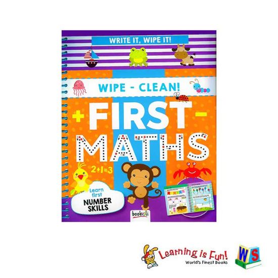 Picture of WRITE IT, WIPE IT! WIPE-CLEAN-FIRST MATHS