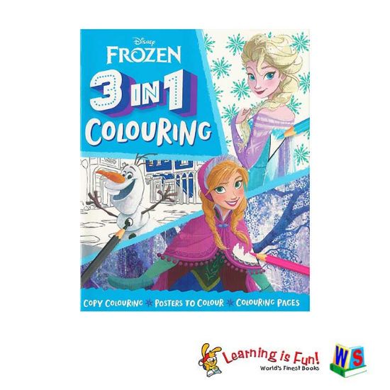 Picture of DISNEY 3IN1 COLORING-FROZEN