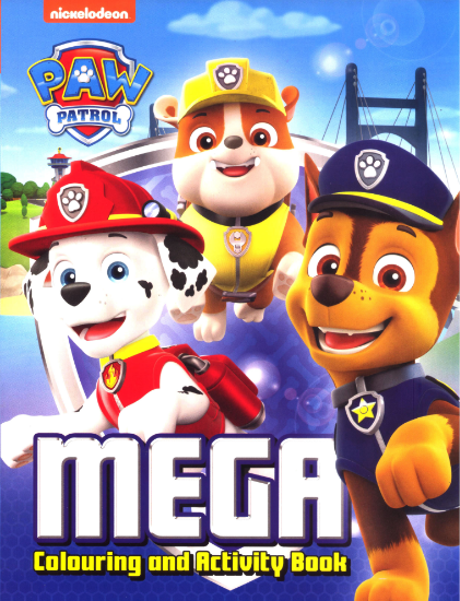Picture of NICKELODEON MEGA COLORING AND ACTIVITY BOOK-PAW PATROL BLUE