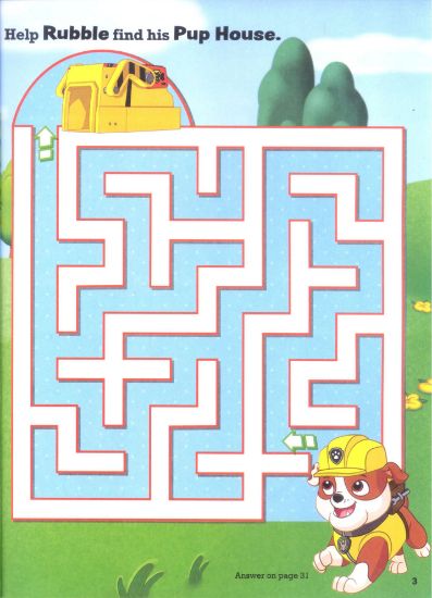 Learning is Fun. NICKELODEON PAW PATROL ACTIVITY BOOK-LEGENDARY MAZES