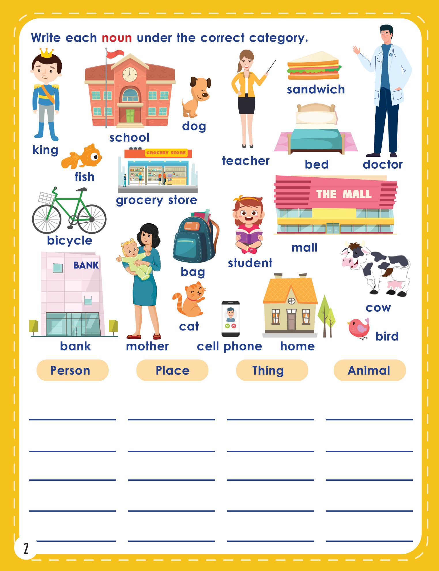 Learning is Fun. SMART KIDS SIMPLE ENGLISH-NOUNS & PRONOUNS