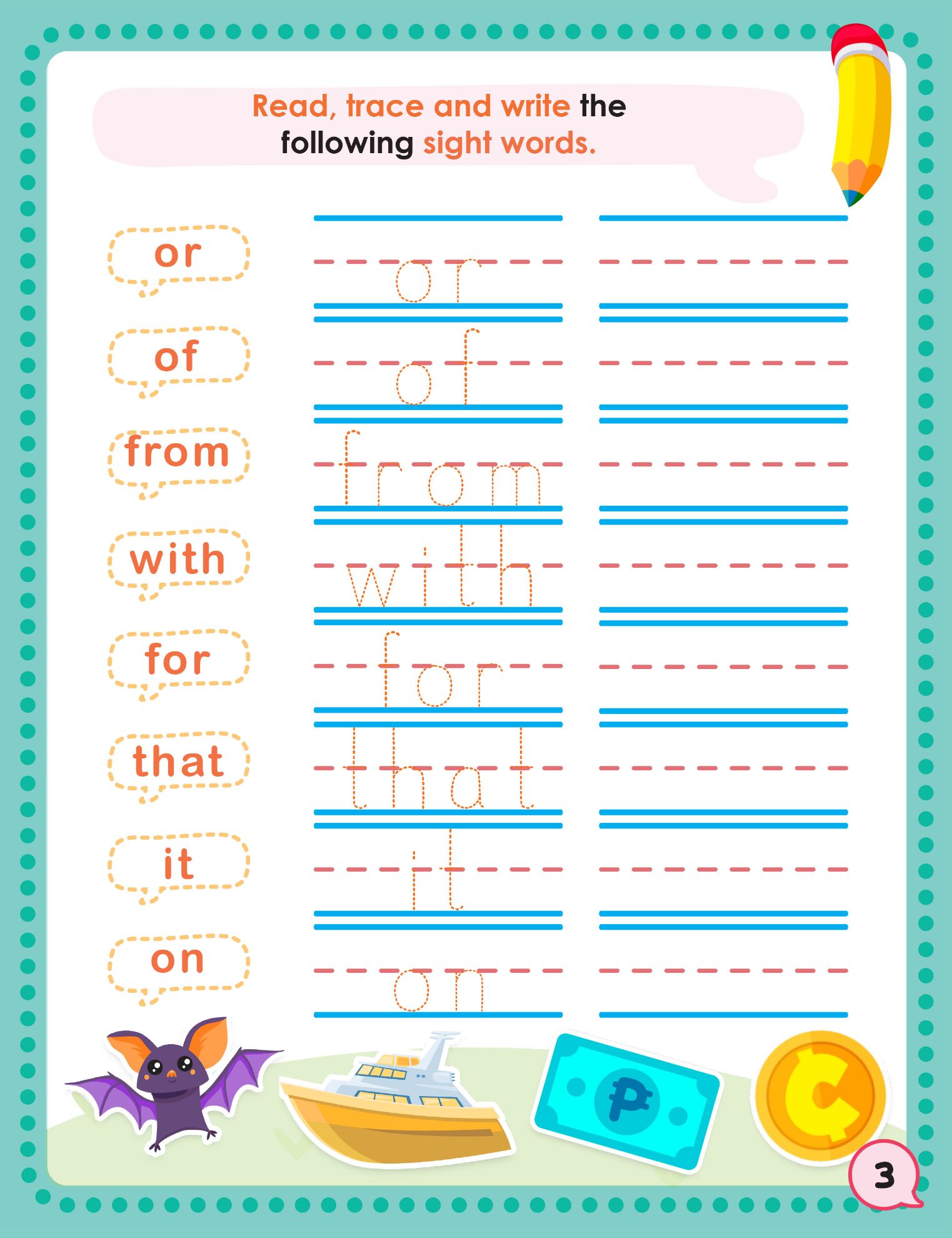 Learning is Fun. SMART KIDS SIMPLE ENGLISH-SIGHT WORDS