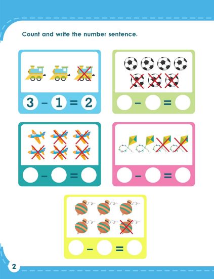 Learning Is Fun Smart Kids Simple Maths Subtraction