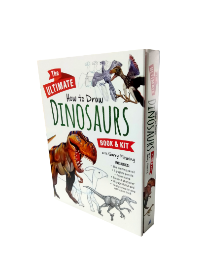 Picture of THE ULTIMATE BOOK & KIT-HOW TO DRAW DINOSAURS