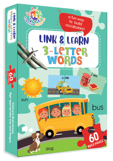 Picture of CREATIVE CHILDREN LINK & LEARN-3-LETTER WORDS