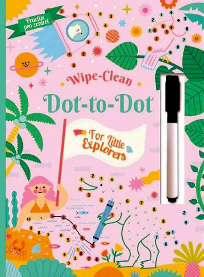 Picture of WIPE-CLEAN FOR LITTLE EXPLORERS-DOT-TO-DOT