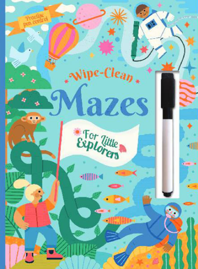 Picture of WIPE-CLEAN FOR LITTLE EXPLORERS-MAZES