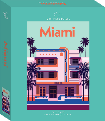 Picture of TRAVEL JIGSAW PUZZLE-MIAMI