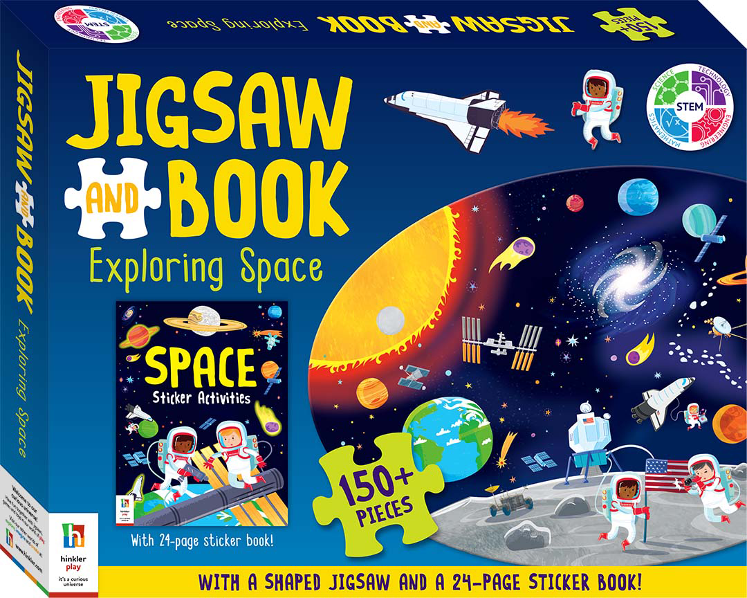 Learning is Fun. STEM JIGSAW AND BOOK-EXPLORING SPACE