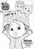Picture of COCOMELON DELUXE COLORING BOOK-CUTE AS A RAINBOW