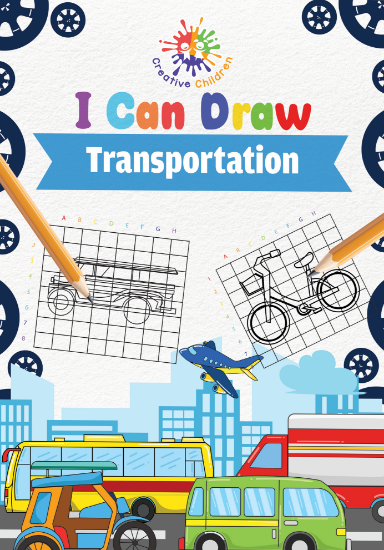Picture of CREATIVE CHILDREN I CAN DRAW-TRANSPORTATION