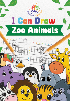 Learning is Fun. CREATIVE CHILDREN I CAN DRAW-ZOO ANIMALS