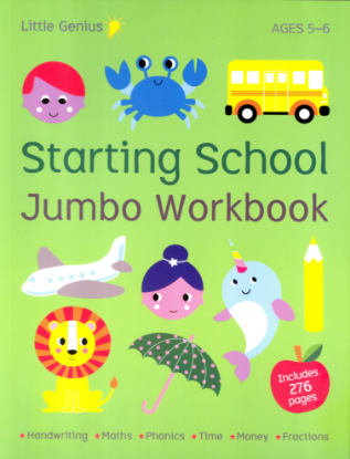 Picture of LITTLE GENIUS JUMBO WORKBOOK-STARTING SCHOOL AGES 5-6