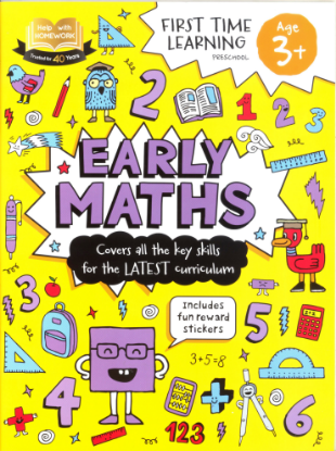 Picture of FIRST TIME LEARNING 3+-EARLY MATHS