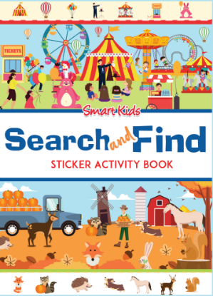 Picture of SMART KIDS STICKER & ACTIVITY BOOK-SEARCH AND FIND