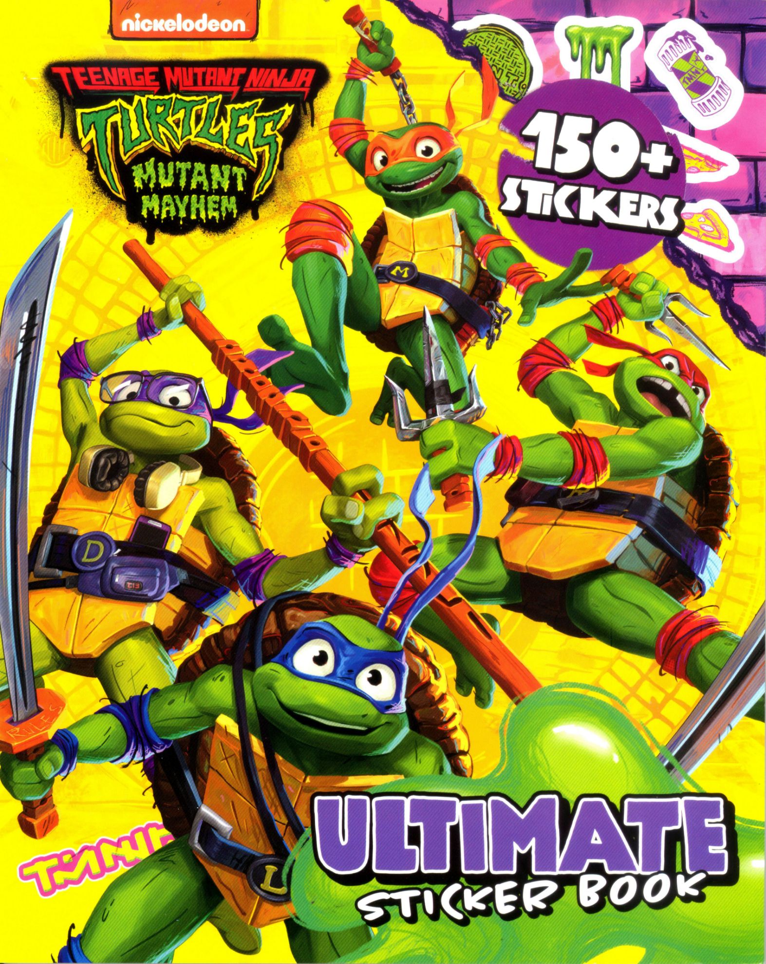 Learning is Fun. NICKELODEON TMNT ULTIMATE STICKER BOOK-MUTANT MAYHEM