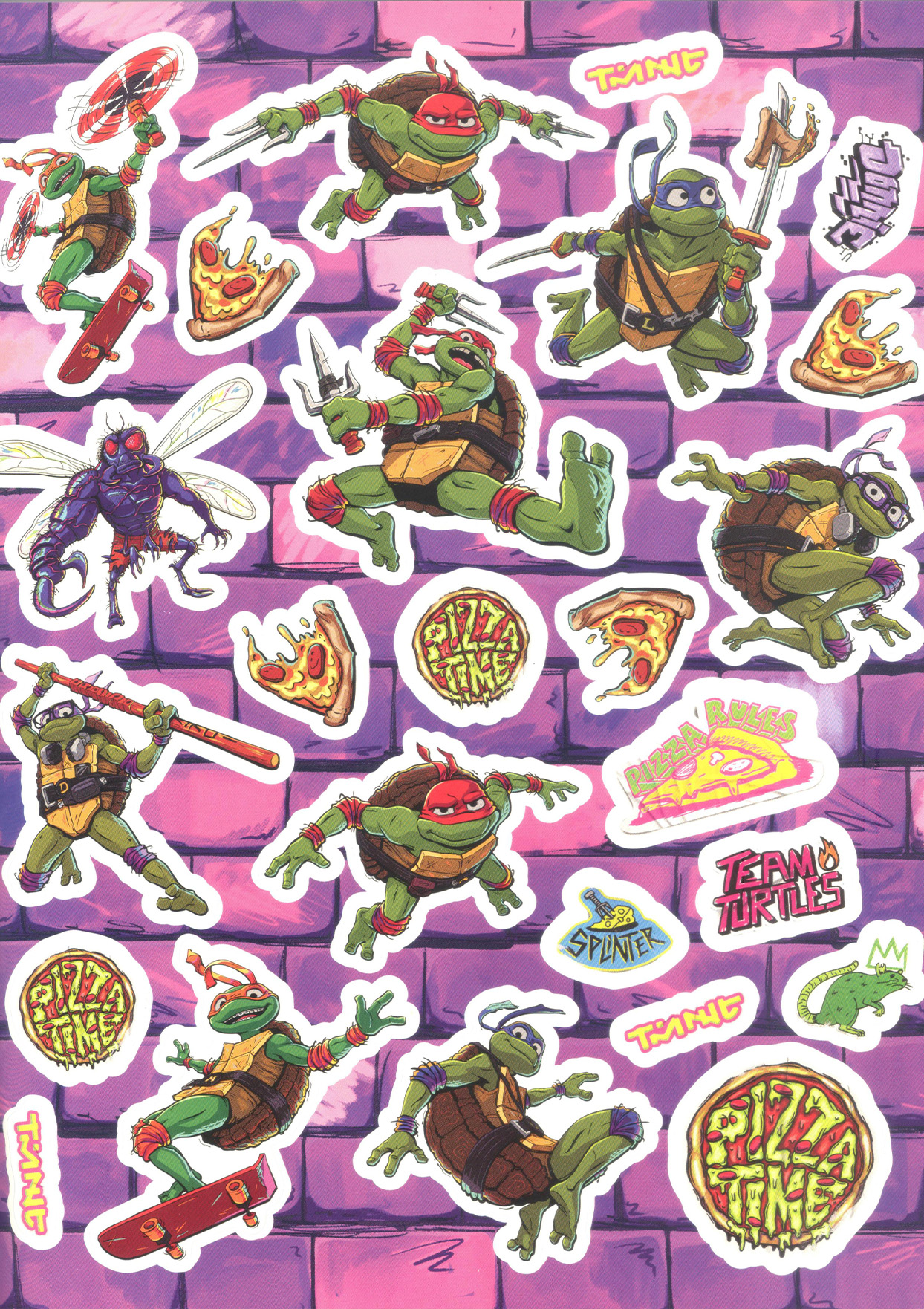 Learning is Fun. NICKELODEON TMNT ULTIMATE STICKER BOOK-MUTANT MAYHEM