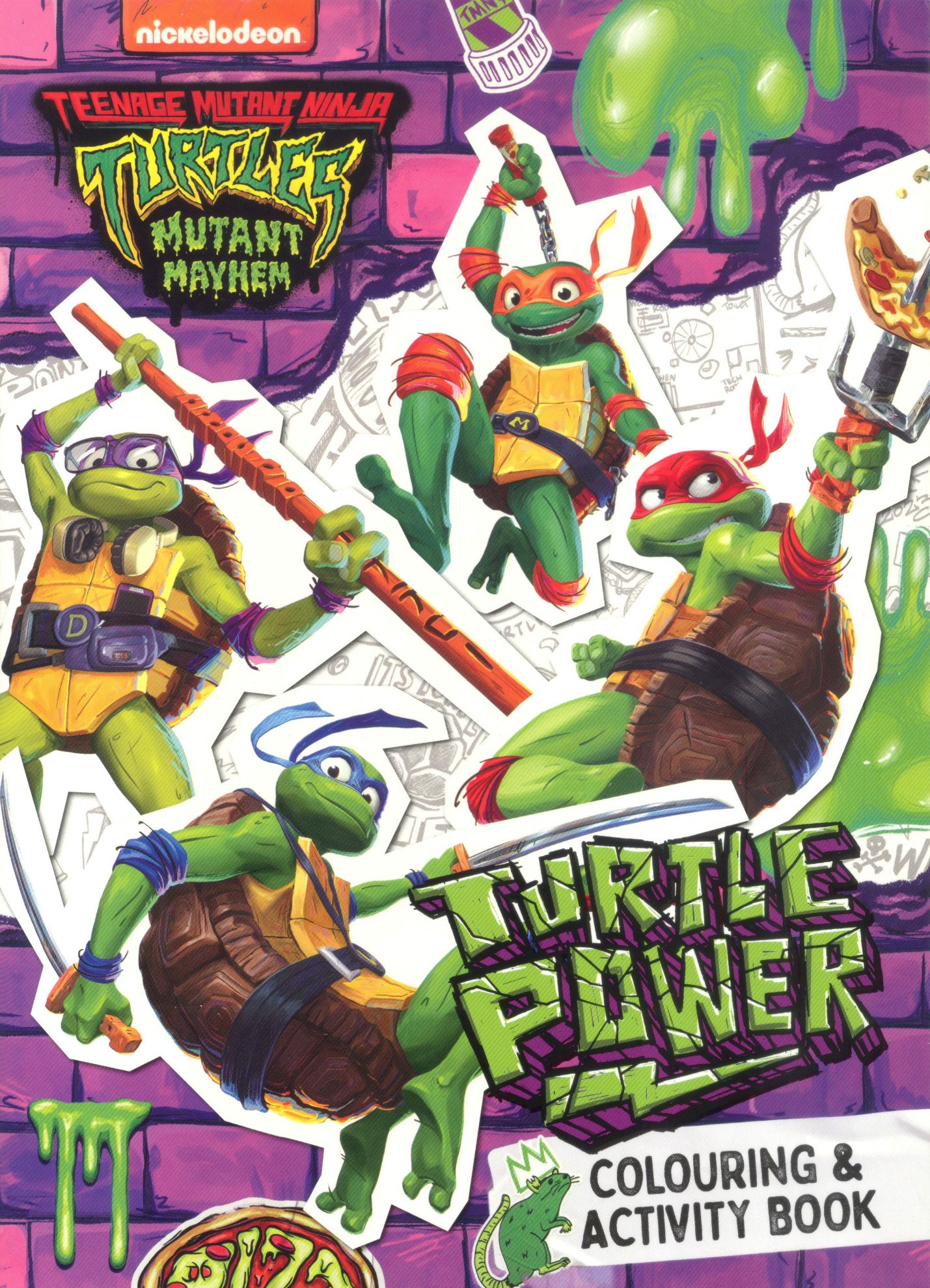 Learning is Fun. NICKELODEON TMNT COLORING AND ACTIVITY BOOK-MUTANT MAYHEM