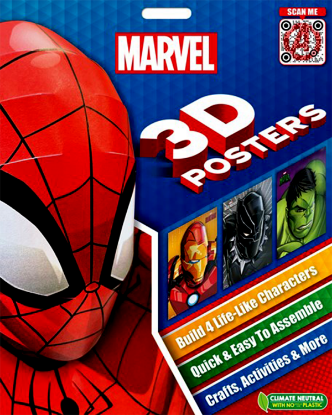 Picture of DISNEY 3D POP HEADS POSTERS-MARVEL