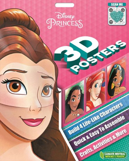 Picture of DISNEY 3D POP HEADS POSTERS-PRINCESS