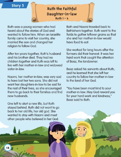 Learning is Fun. SMART KIDS BIBLE STORIES AND ACTIVITIES-HEROINES OF ...