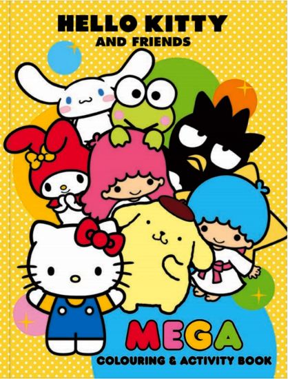 Picture of HELLO KITTY AND FRIENDS MEGA COLORING BOOK