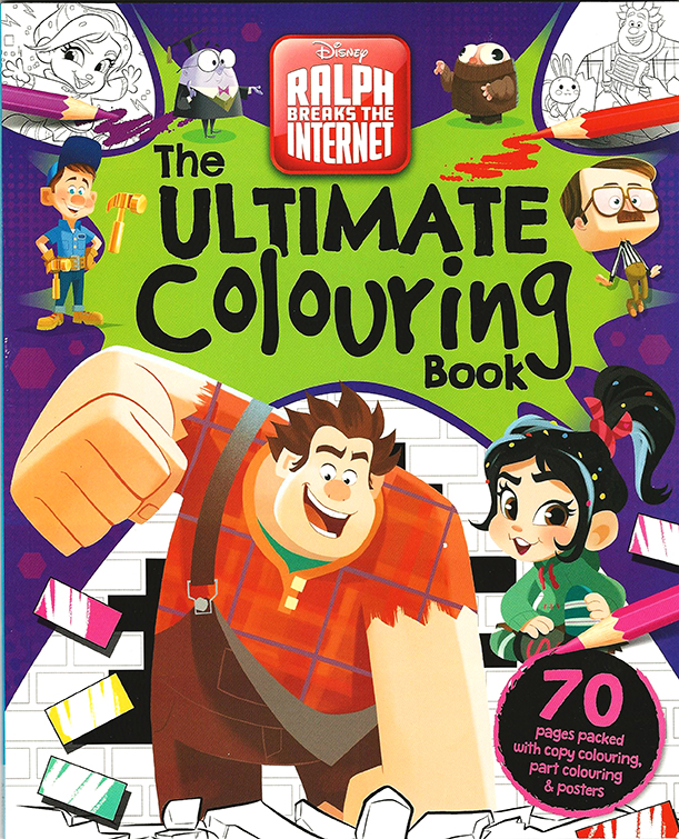 Learning is Fun. DISNEY THE ULTIMATE COLORING BOOK-RALPH BREAKS THE ...