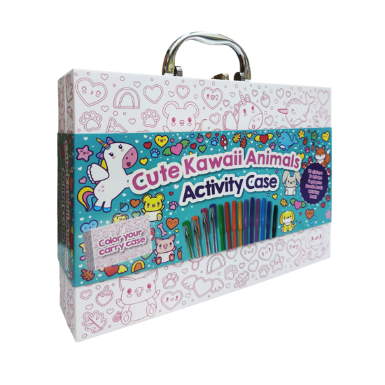 Picture of COLOR YOUR CARRY CASE ACTIVITY CASE-CUTE KAWAII ANIMALS